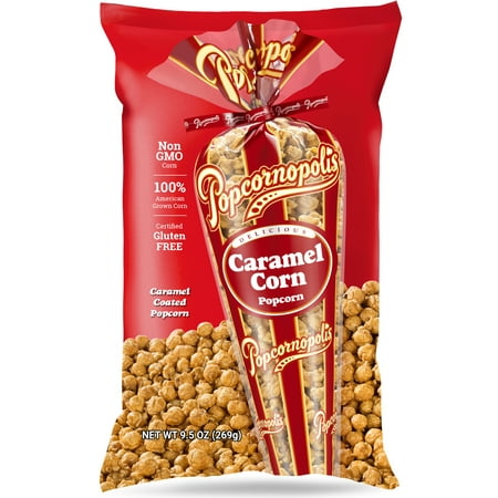Popcornopolis Caramel Corn Popcorn, 9.5 Oz Bag