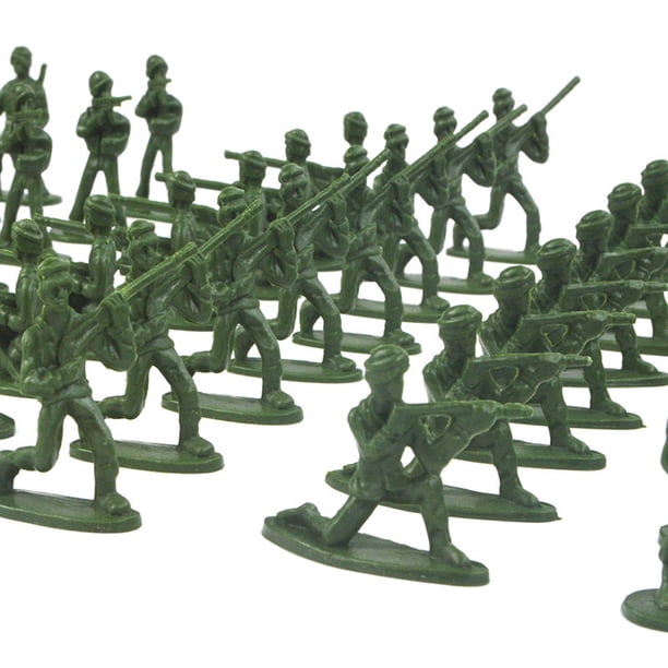 ZTTD 100 pcs Green Plastic Toy Soldiers Action Figure Set, 3.8cm