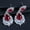 Red, variant on CWWZircon Elegant Chandelier CZ Big Bridal Dangle Drop Earring for Women Jewelry