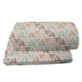 thumbnail image 4 of Abstract Foot Rest, Pastel Triangles with Polka Dots Pattern Bohemian Inspirations Geometric Design, Non-Slip Backing Adjustable Ergonomic Memory Foam Leg Support for Office, Multicolor, by Ambesonne, 4 of 5