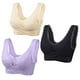 thumbnail image 3 of 3x Sujetador deportivo sin costuras Sujetador de soporte completo Bralette Sujetador para correr Ropa interior METRO, 3 of 9