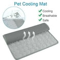 thumbnail image 4 of Gustave Dog Cooling Mat Washable Breathable Ice Silk Self Cooling Pad Pet Sleeping Bed Blanket for Small Medium Large Dogs Cats "Gray, XL", 4 of 8