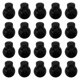 thumbnail image 1 of de cordón de metal de 20x Lanzamiento de cable de resorte Toggle Fastener Slider Controlador Toggles End Toggles Clip Ligero de un solo orificio Negro, 1 of 8