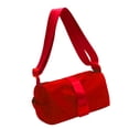 thumbnail image 4 of Bolso bandolera para mujer Yinane bolso de gimnasio deportivo Rojo 26 cm x 14 cm x 15 cm, 4 of 8