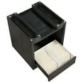 thumbnail image 6 of Steve Silver Evan Modern Square End Table with 1 Drawer and Bottom Shelf, Walnut, 6 of 6
