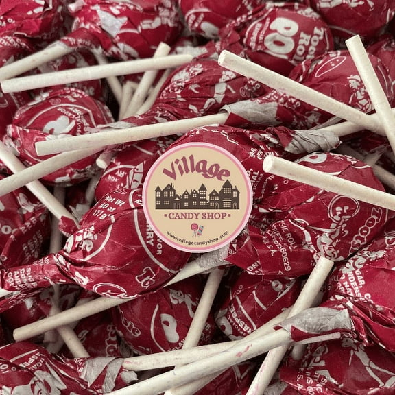 Raspberry Red Tootsie Pops - 10 Count