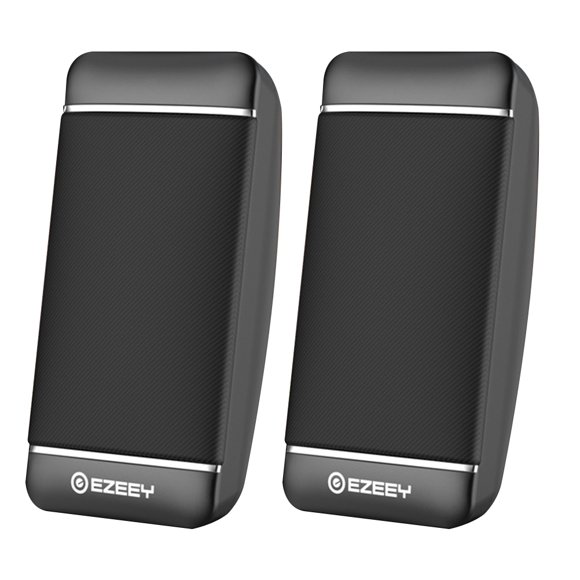 1 Pair USB Loudspeaker Practical Desktop Computer Speakers for Home Use
