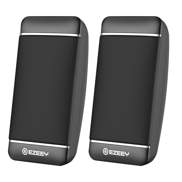 1 Pair USB Loudspeaker Practical Desktop Computer Speakers for Home Use