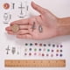 thumbnail image 3 of 1 caja DIY 1 juego de cuentas de arcilla polimérica de 8 mm para hacer collares y pulseras, kit para hacer joyas de aleación para adultos y principiantes, 3 of 7