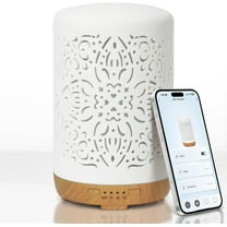 CozyNestFinds Smart Essential Oil Diffuser with Wifi, Alexa, Google Home, App Phone Control, LED, Auto Off