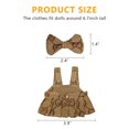 thumbnail image 2 of Vestido de princesa Treayes para muñecas, 17 cm, con lazo de terciopelo, 2 of 7