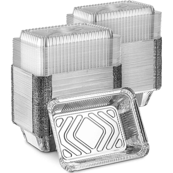 Aluminum Pots With Lids Small 3.5 Quarts (Pack of 3)