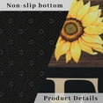 thumbnail image 3 of Kitchen Mats for Floor, Kitchen Rugs Set of 2 Carpet Area Runner Rug, Rustic Farmhouse Floral Home Kitchen Decor and Accessories Stuff, 17x30 and 17x47 Inch (Sunflower Brown Yellow), 3 of 6