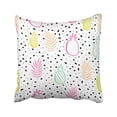 thumbnail image 1 of WOPOP Beach Pattern With Colorful Pineapples And Leaves Aloha Beautiful Blooming Cute Exotic Pillowcase Cover 20x20 inch, 1 of 1