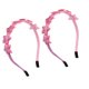 thumbnail image 4 of 2 tocados de estrellas con purpurina para el cabello, accesorios para el cabello para niños, para decoración de fiesta de cumpleaños (estrella rosa brillante), 4 of 6
