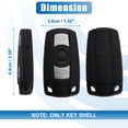 thumbnail image 4 of Unique Bargains - Carcasa para llave de mando a distancia de 3 botones, carcasa de entrada sin llave, repuesto negro para BMW 325i 2006-2011, 4 of 6