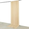 thumbnail image 4 of BalsaCircle 5x12 feet Beige 4-Way Stretch Spandex Divider Backdrop Curtain Home Decorations, 4 of 6