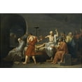 thumbnail image 1 of 24"x36" Gallery Poster, Death of Socrates (1787), 1 of 1