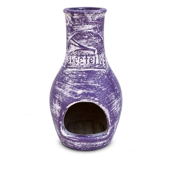 Skeeterlog Chiminea Kit – Muscadine – Clay Outdoor Firewood
