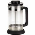 BonJour Coffee Borosilicate Glass French Press with Coaster & Scoop, 33