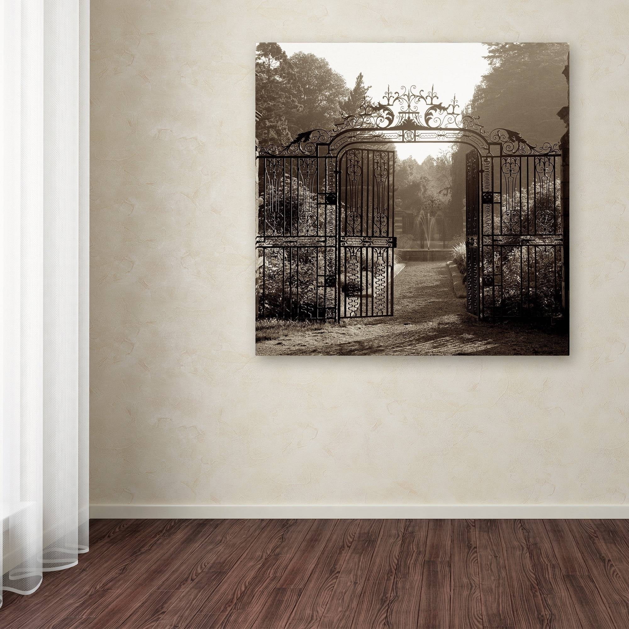 Alan Blaustein 'Hampton Gates III' Canvas Art