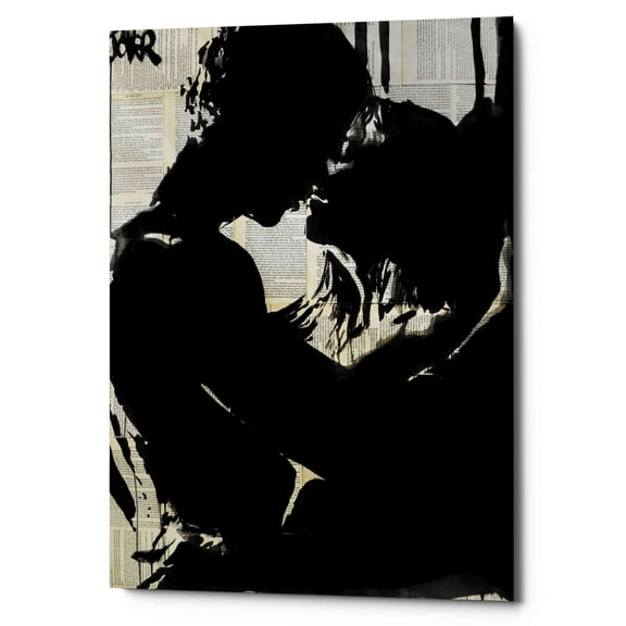 Epic Graffiti 'Connection 2' by Loui Jover, Canvas Wall Art, 12"x16"