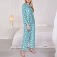 thumbnail image 3 of Sikiie Cartoon Teeth Women's Long-Sleeve Shirt and Full-Length Bottom Pajama Set (s-xxl)-Medium, 3 of 7