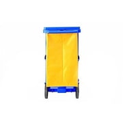 Commercial Housekeeping Janitorial cart with Vinyl Bag & Cover AF08170A Blue