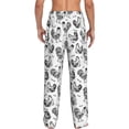 thumbnail image 3 of Xecao Retro Rooster Men's Straight Lounge Pajama Pants: The Ultimate in Comfortable Sleepwear, 3 of 9
