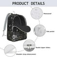 thumbnail image 4 of Gothic Starry Night Backpack, Lightweight School Bag Featuring Ethereal Moon and Astral Map Pattern, 4 of 5