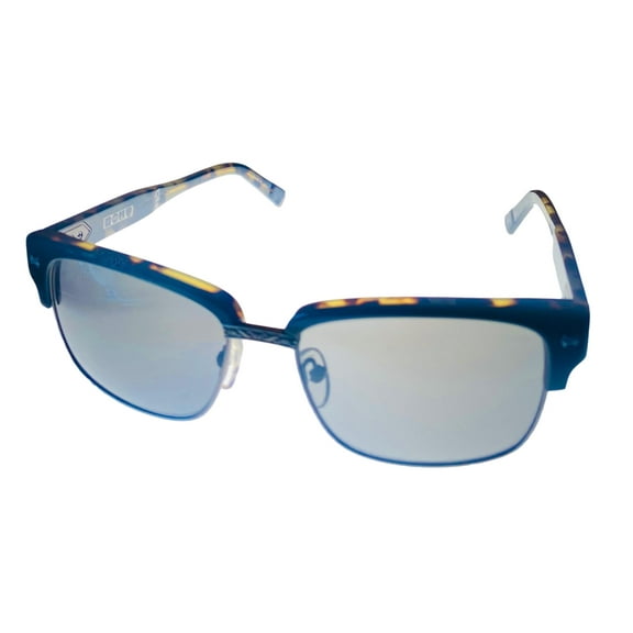 John Varvatos Plastic Men's Tortoise Soft Rectangle Sunglasses, Black