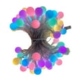 thumbnail image 5 of 40 LED Connectable Indoor Globes String Lights 20ft Indoor Colorful Frosted Globes String Lights with Remote Control 8 Patterns Easter String Lights, 5 of 6