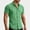 Green, variant on COSFO Short Sleeve Button Up Shirt Men Big And Tall Summer Cotton Linen Green Shirts Collared Beach Vacation Loose Fit Tops