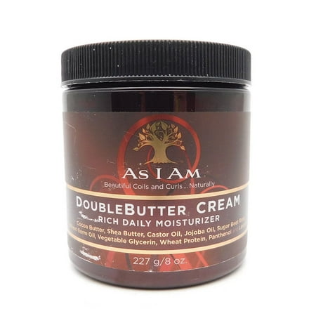 As I Am DoubleButter Cream Rich Daily Moisturizer, 8.0 (Best Way To Keep Natural Hair Moisturized)