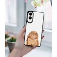 thumbnail image 5 of WIRESTER Shockproof Soft Rubber Cover Case for Samsung Galaxy S25 Edge 6.7 inch 2025, Floppy Ears Brown Bunny Rabbit, 5 of 5