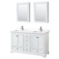 thumbnail image 2 of Wyndham Collection Wcs202060d-Qtz-Unsmed Deborah 60" Free Standing Double Basin Vanity Set, 2 of 6