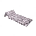 thumbnail image 4 of Floral Floor Pillow Lounger Cover, Florets Buds Girls Pattern Summer Beauty Art Print, Nap Mat Printed Fabric Case for 5 Pillows, 88" x 27", Magenta Grey Pale Blue, by Ambesonne, 4 of 5