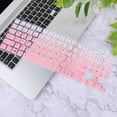 thumbnail image 5 of Masteelf Silicone Pink Keyboard Cover for Protection Easy to Clean Thin Breathable Laptop Accessory 15.6 Inches, 5 of 8