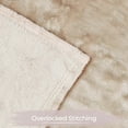 thumbnail image 4 of Superior Fleece Plush Fluffy Soft Blanket, Solid Linen, Throw, 4 of 7