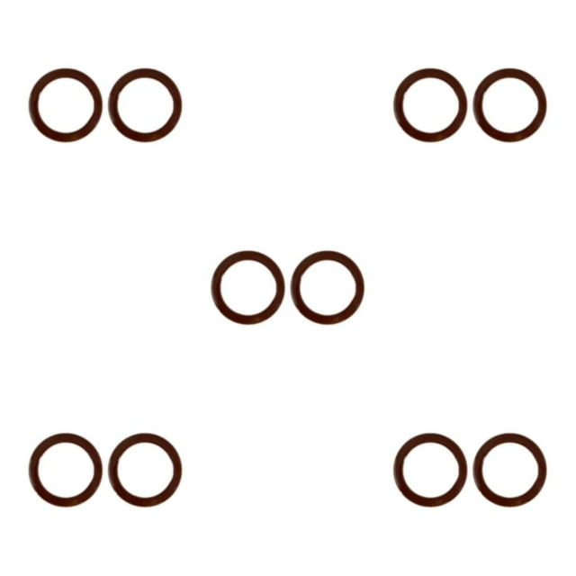 kurtrusly Chic 2Pcs Women Purse Handles Belt Replacement for Tote Purse DIY Handmade brown round 5Set