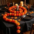 thumbnail image 6 of Rirozkan Artificial Marigold Flower Garland, 59.06 Inch Hanging Floral for Party, Home, Mantel, Indoor Outdoor, 6 of 6