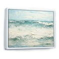 thumbnail image 2 of Designart "Minimalistic Horizon Of The Waves I" Coastal Ocean Floater Framed Wall Art Prints, 2 of 5
