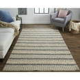 thumbnail image 6 of Feizy Berkeley Transitional Stripes, Ivory/Tan/Gray, 3'6" x 5'6" Accent Rug Eco Friendly Stain Resistant Casual Floor Rug for Living room Bedroom, 6 of 7