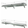 thumbnail image 2 of Arrange A Space Double Shelf Double Hang Closet System 60” White, 2 of 4