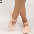 thumbnail image 4 of Realyc Kid Adult Canvas Soft Ballet Dance Shoes Pointe Dancing Gymnastics Slippers, 4 of 8