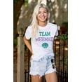 thumbnail image 3 of Team Mermaid Under the Seashell Cute Women's Plus Size Graphic Tee Brisco Brands 4X, 3 of 5