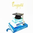 thumbnail image 2 of 20x Doctor Hat Felicitaciones Inserciones para tartas Dorado Decoración creativa perfecta para tartas, maravillosos suministros para Yotijar Inserción de la torta de Doctor Hat Congrat, 2 of 8
