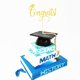 thumbnail image 2 of Doctor Hat Cartas Cake Topper Party Decor Grad Cake Cake Inserts Golden Sunnimix Inserción de la torta de Doctor Hat Congrat, 2 of 8
