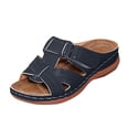 thumbnail image 2 of Xdegoge Womens Orthopedic Sandals Arch Support Cross Strap Open Toe Summer Beach Shoes Hollow Out Walking Ladies Dressy Slippers Casual Mules Clogs, 2 of 5
