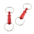 thumbnail image 4 of 2 Pack Porte-Clés Double à Tirer Robustes, Porte-Clés Détachables, Ensemble de 2 Pcs, Rouge, Tel Que Décrit, 4 of 4